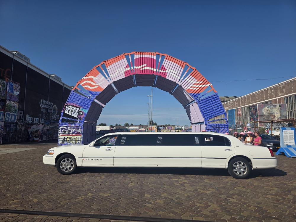 Witte Lincoln limousines wit - Molimo